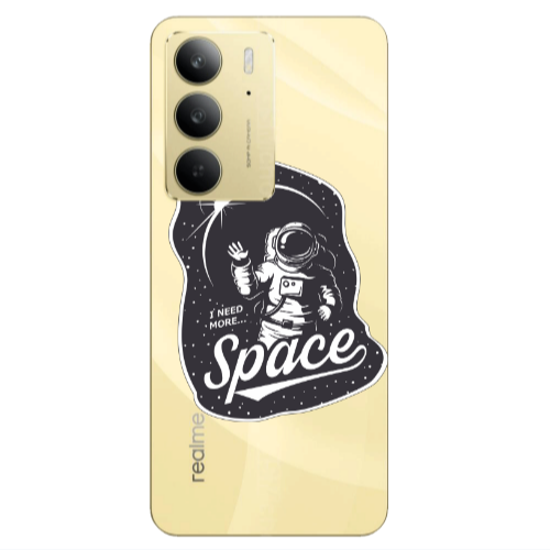 Realme C 75 I need more spacee Transparent Silicone TPU Θήκη