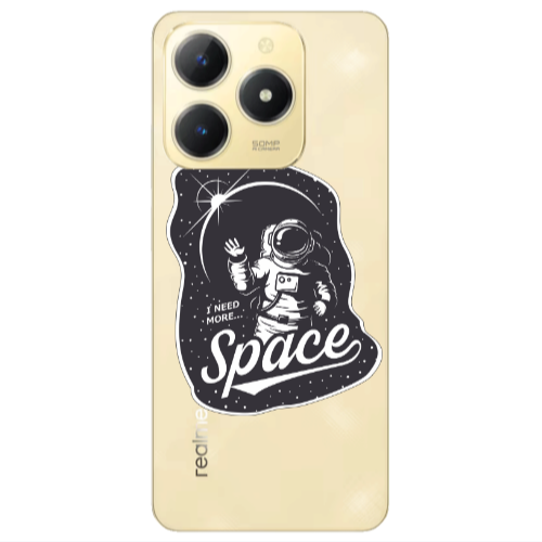 Realme C61 I need more spacee Transparent Silicone TPU Θήκη