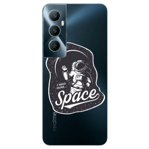 Realme C65 I need more spacee Transparent Silicone TPU Θήκη