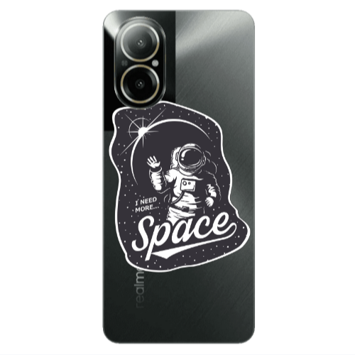 Realme C67 I need more spacee Transparent Silicone TPU Θήκη