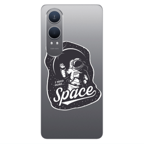 Oneplus Nord Ce 4 lite I need more spacee Transparent Silicone TPU Θήκη