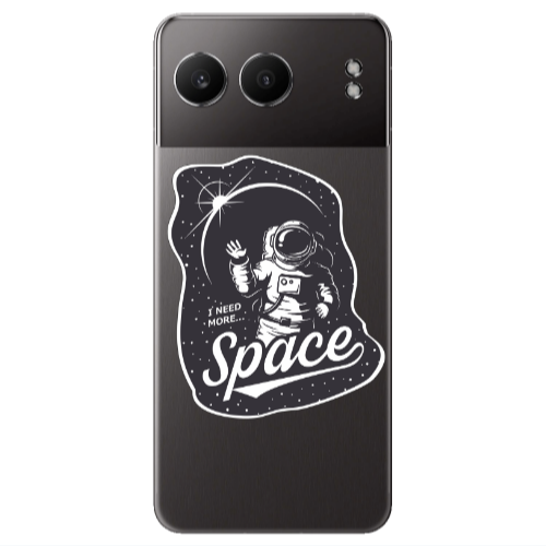 Oneplus Nord 4 I need more spacee Transparent Silicone TPU Θήκη