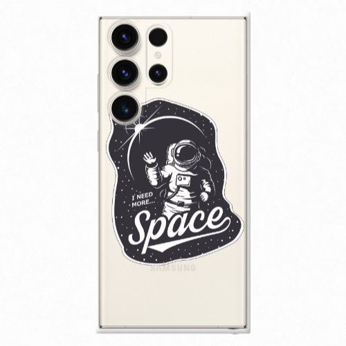 Samsung S25 Ultra I need more spacee Transparent Silicone TPU Θήκη