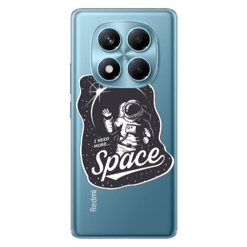 Xiaomi Redmi Note 14 Pro I need more spacee Transparent Silicone TPU Θήκη