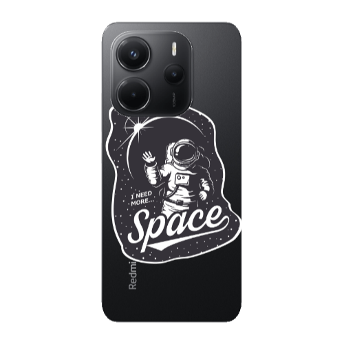 Xiaomi Redmi Note 14 I need more spacee Transparent Silicone TPU Θήκη