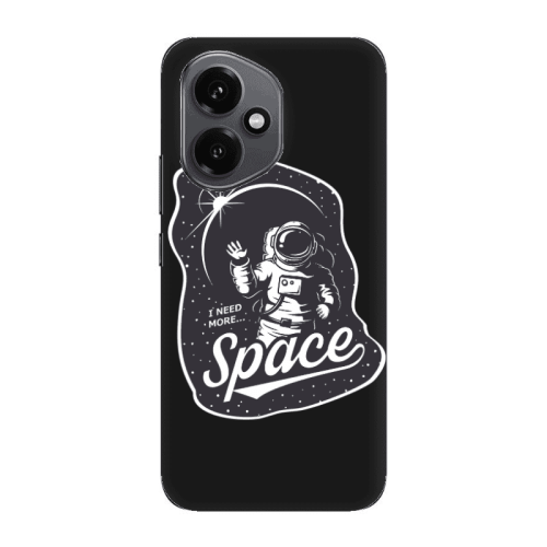 Honor Magic 400 I need more spacee Black Colored Silicone TPU Θήκη