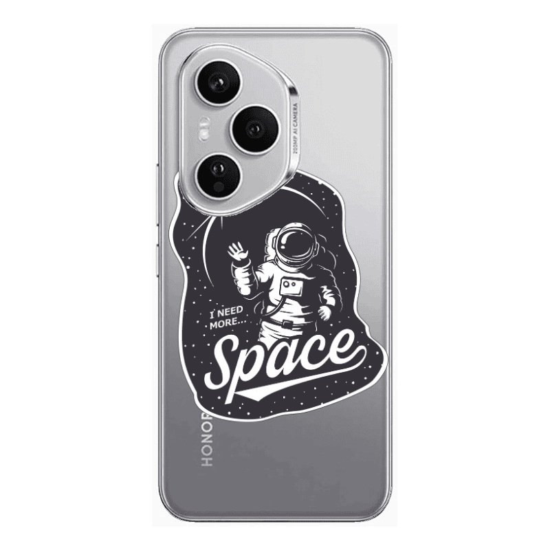 Honor Magic 400 Pro I need more spacee Transparent Silicone TPU Θήκη