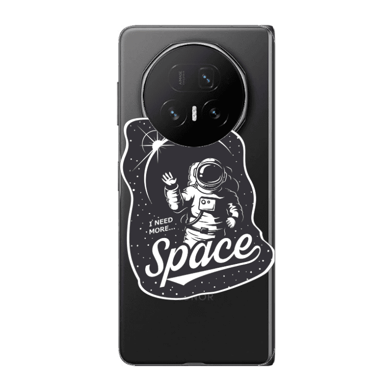 Honor Magic V5 I need more spacee Transparent Silicone TPU Θήκη
