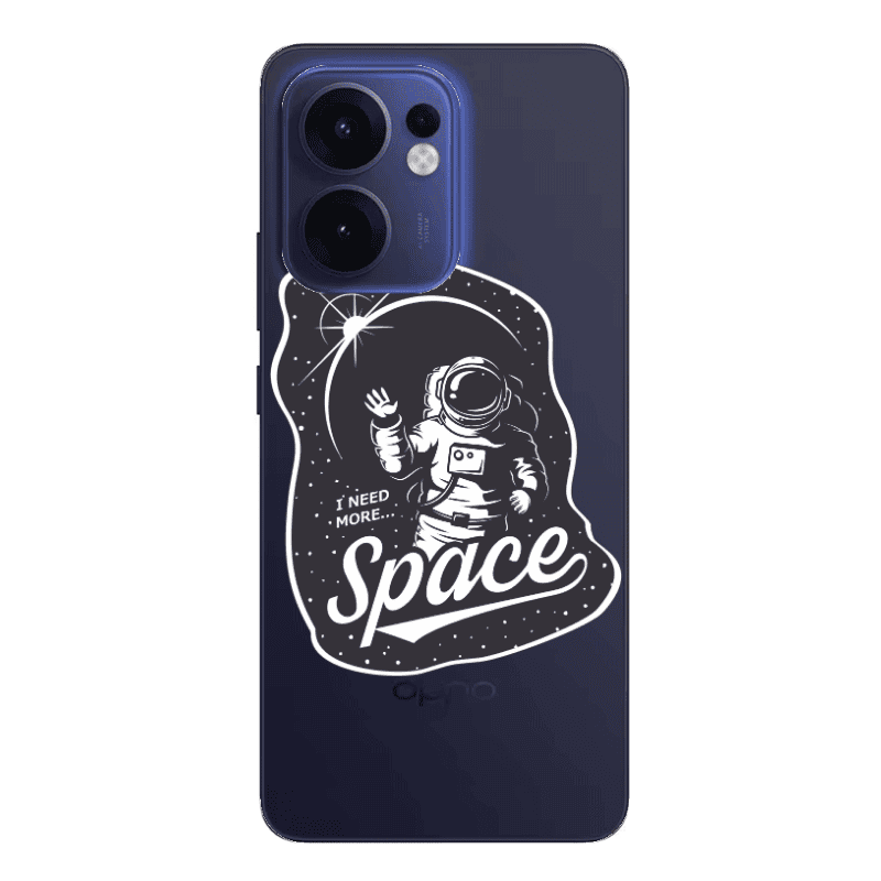 Oppo Reno13 FS I need more spacee Transparent Silicone TPU Θήκη