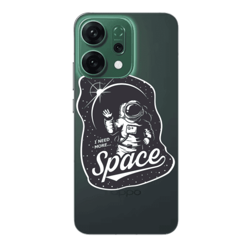 Oppo RENO 14 I need more spacee Transparent Silicone TPU Θήκη