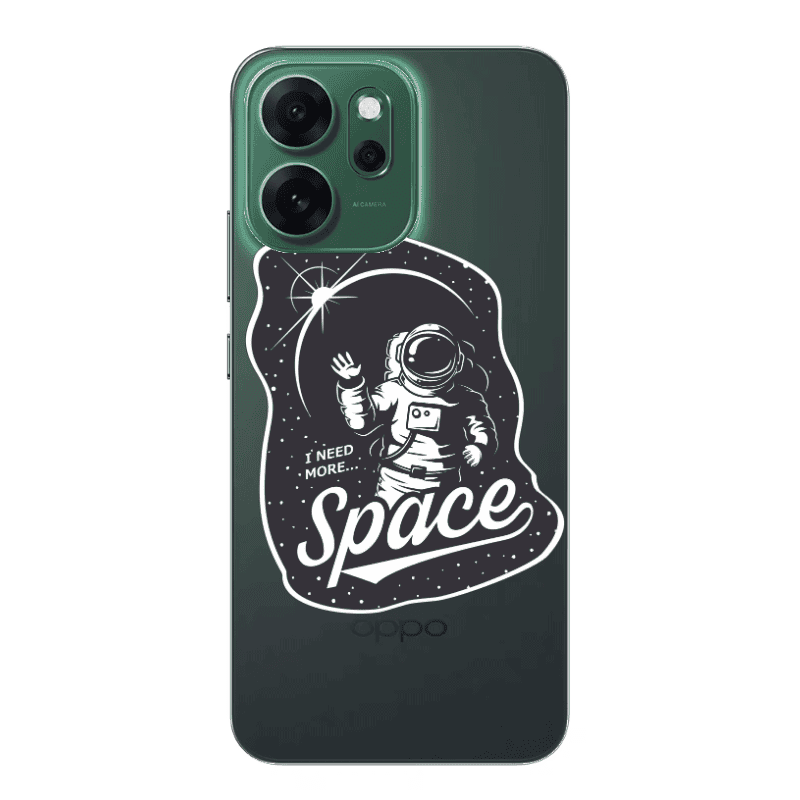 Oppo 14 F I need more spacee Transparent Silicone TPU Θήκη