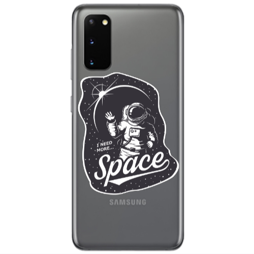 Samsung S20 I need more spacee Transparent Silicone TPU Θήκη