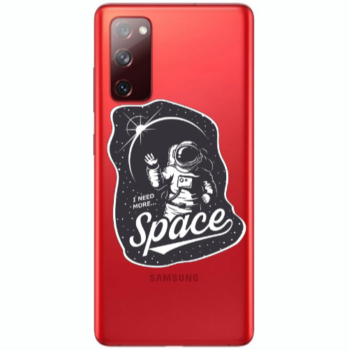 Samsung S20 FE I need more spacee Transparent Silicone TPU Θήκη