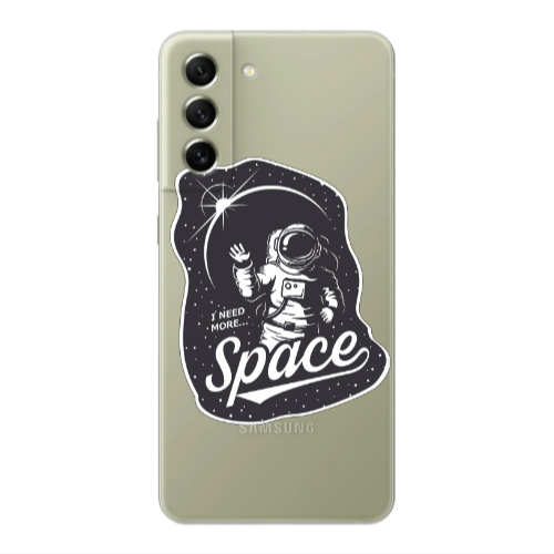 Samsung S22 I need more spacee Transparent Silicone TPU Θήκη