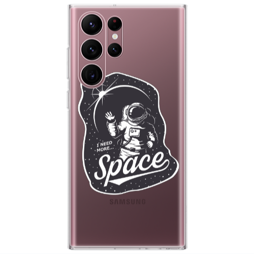 Samsung S22 Ultra I need more spacee Transparent Silicone TPU Θήκη
