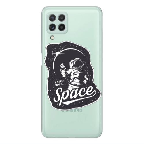 Samsung A22 4G I need more spacee Transparent Silicone TPU Θήκη