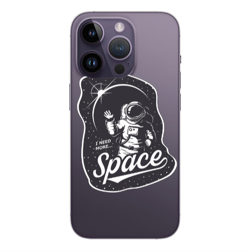 Apple iPhone 14 Pro  I need more spacee Transparent Silicone TPU Θήκη