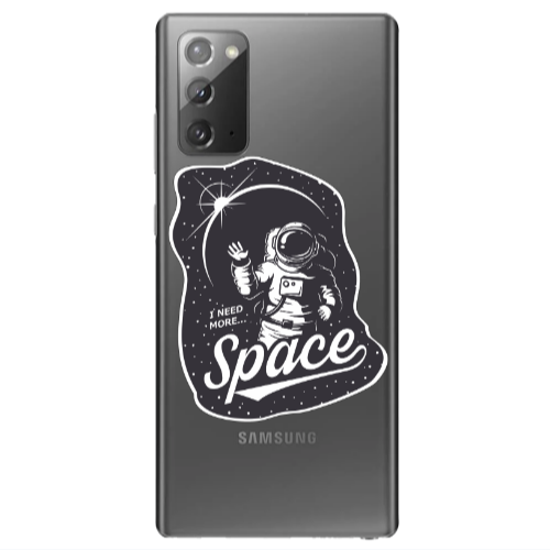 Samsung Note 20 I need more spacee Transparent Silicone TPU Θήκη