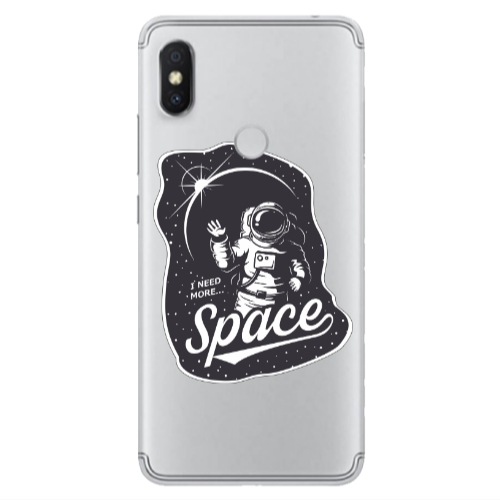 Xiaomi Redmi S2 I need more spacee Transparent Silicone TPU Θήκη