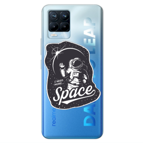 Realme 8 Pro I need more spacee Transparent Silicone TPU Θήκη