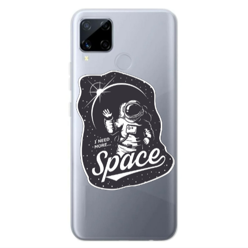 Realme C25S I need more spacee Transparent Silicone TPU Θήκη