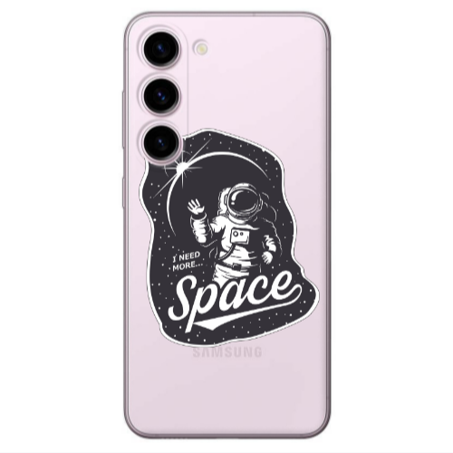 Samsung S23 Plus I need more spacee Transparent Silicone TPU Θήκη