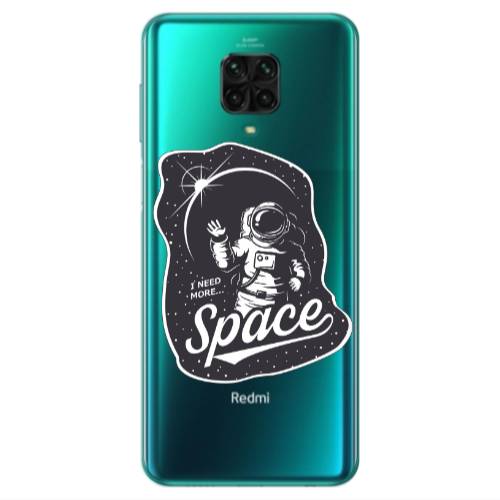 Xiaomi Redmi Note 9S I need more spacee Transparent Silicone TPU Θήκη