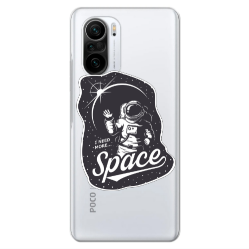 Xiaomi Poco F3 I need more spacee Transparent Silicone TPU Θήκη