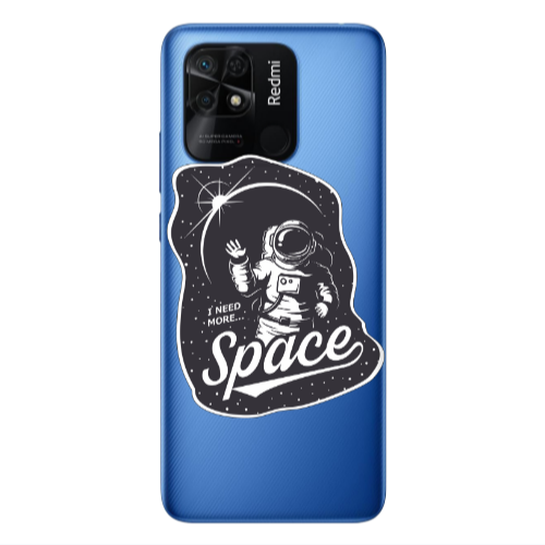 Xiaomi Poco C40 I need more spacee Transparent Silicone TPU Θήκη