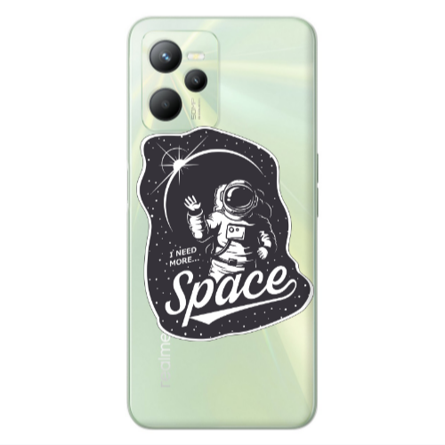 Realme C35 I need more spacee Transparent Silicone TPU Θήκη