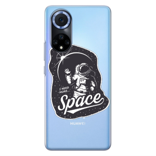 Huawei Nova 9 I need more spacee Transparent Silicone TPU Θήκη