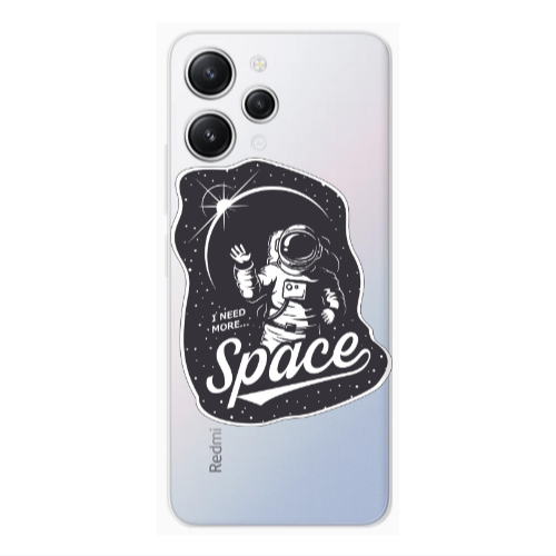 Xiaomi Redmi 12 I need more spacee Transparent Silicone TPU Θήκη