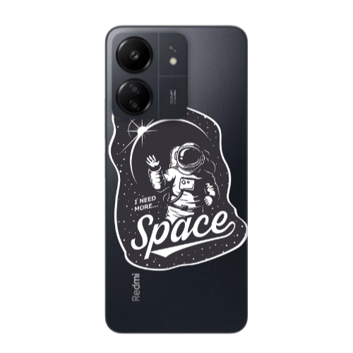 Xiaomi Redmi 13C I need more spacee Transparent Silicone TPU Θήκη