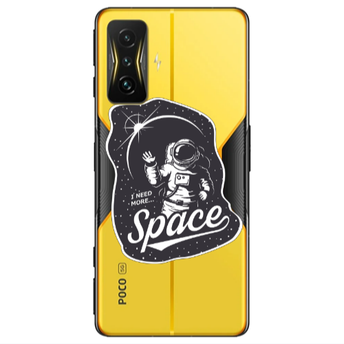 Xiaomi Poco F4 Gt I need more spacee Transparent Silicone TPU Θήκη