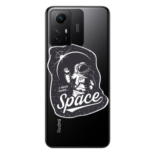 Xiaomi Redmi Note 12s I need more spacee Transparent Silicone TPU Θήκη