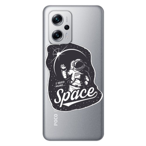 Xiaomi Poco X4 GT I need more spacee Transparent Silicone TPU Θήκη