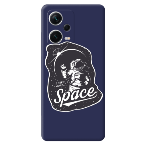 Xiaomi Poco X5 I need more spacee Dark blue Colored Silicone TPU Θήκη
