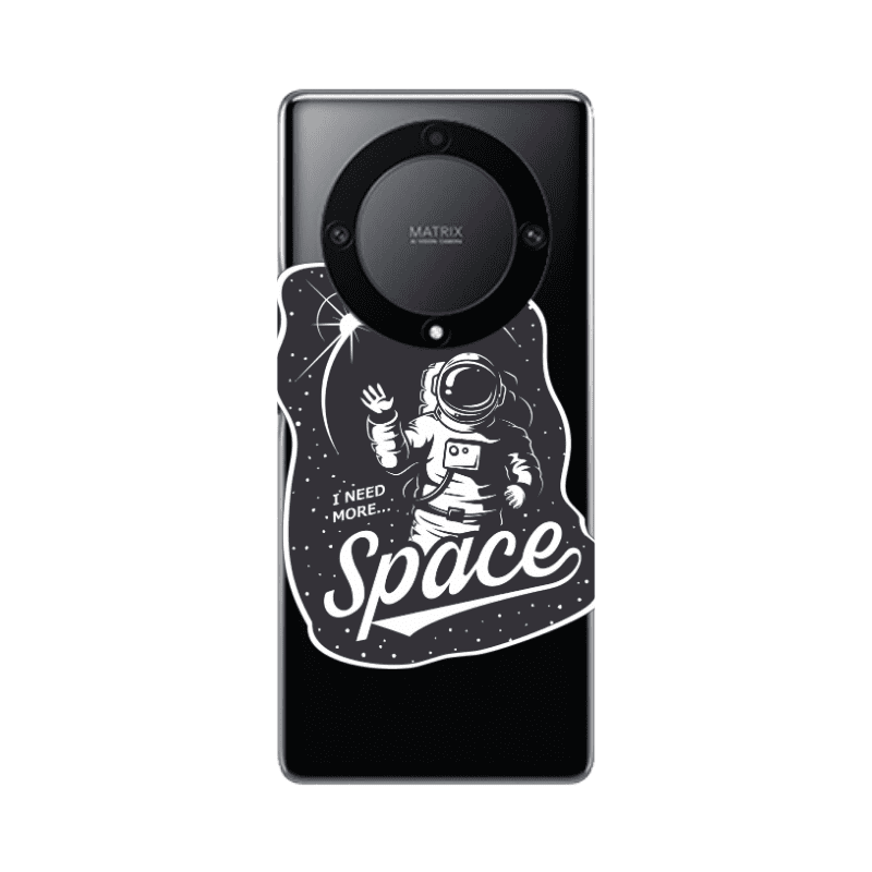 Honor Magic5 Lite 5G I need more spacee Transparent Silicone TPU Θήκη