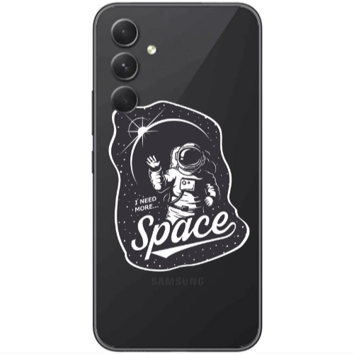 Samsung  Galaxy A05s I need more spacee Transparent Silicone TPU Θήκη