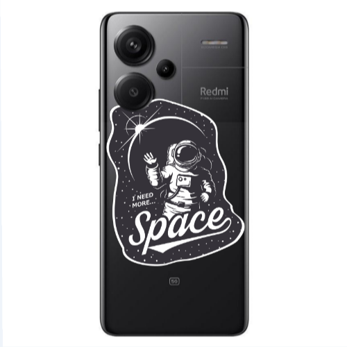 Xiaomi Redmi Note 13 Pro+ 5G  I need more spacee Transparent Silicone TPU Θήκη