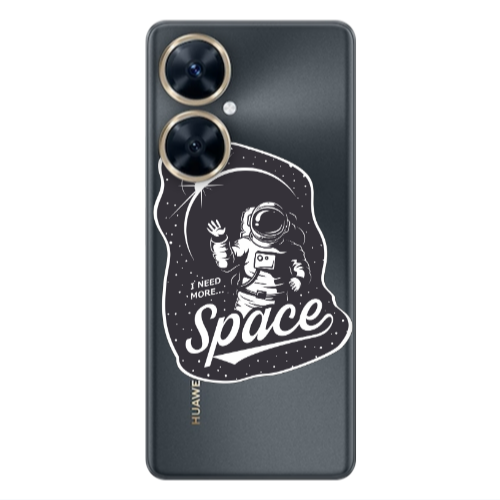 Huawei Nova 11i I need more spacee Transparent Silicone TPU Θήκη