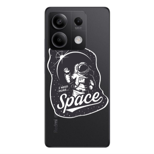Xiaomi Redmi Note 13Pro 5G I need more spacee Transparent Silicone TPU Θήκη
