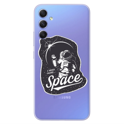Samsung A25 I need more spacee Transparent Silicone TPU Θήκη