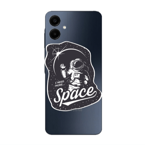Samsung A06 I need more spacee Transparent Silicone TPU Θήκη