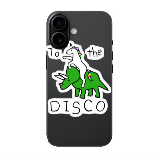 Apple Iphone 16 plus To the disco Transparent Silicone TPU Θήκη