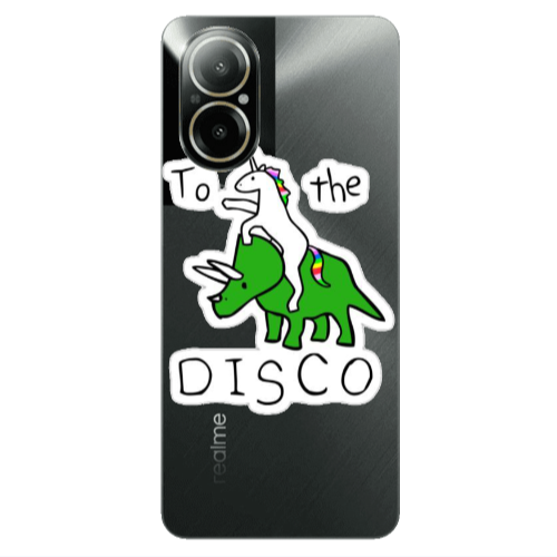Realme C67 To the disco Transparent Silicone TPU Θήκη