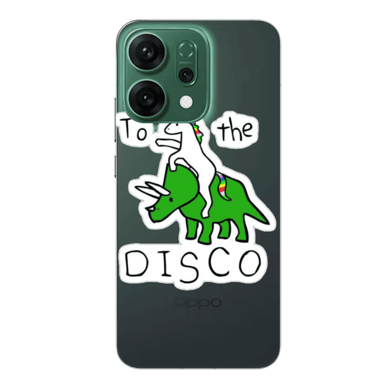 Oppo RENO 14 To the disco Transparent Silicone TPU Θήκη