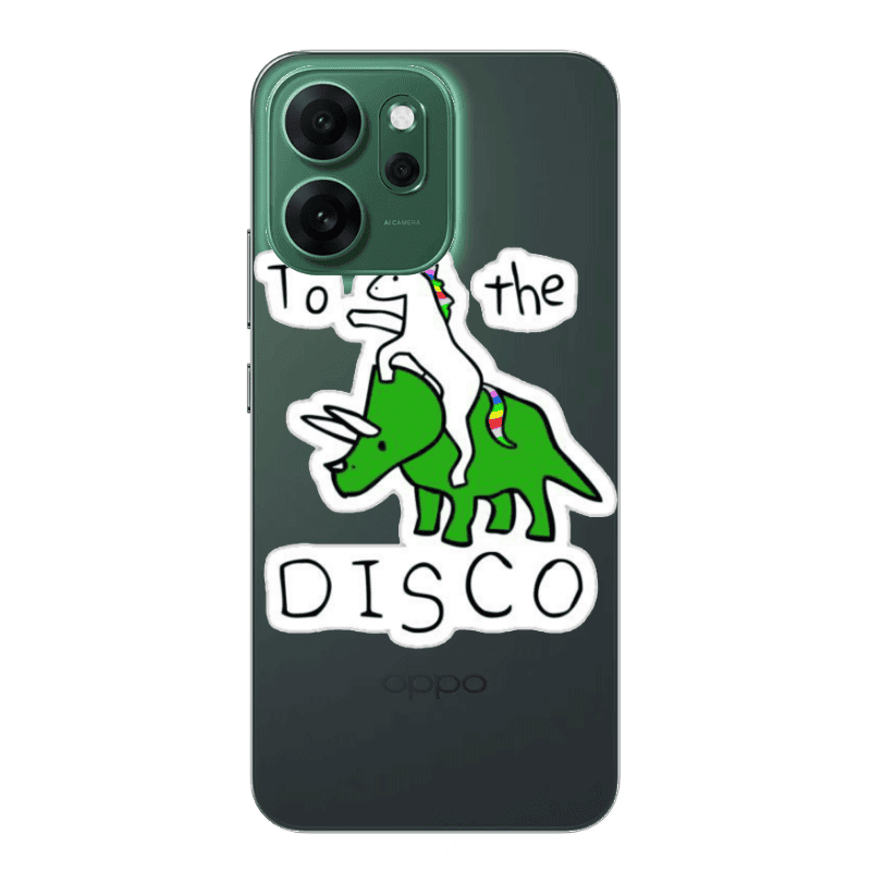 Oppo 14 F To the disco Transparent Silicone TPU Θήκη