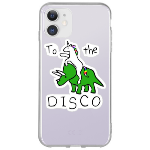 Apple iPhone 12 To the disco Transparent Silicone TPU Θήκη