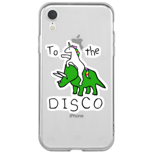 Apple iPhone Xr To the disco Transparent Silicone TPU Θήκη